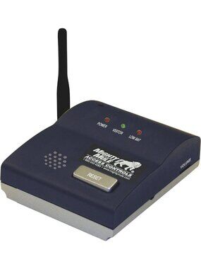 Wireless Driveway Alarm Base Station - Outdoor Motion Detector Compatible, Black